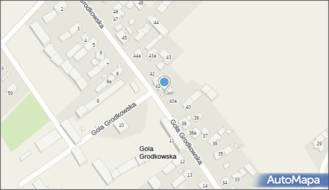 Gola Grodkowska, Gola Grodkowska, 41a, mapa Gola Grodkowska
