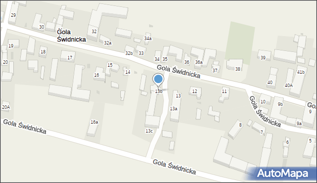 Gola Świdnicka, Gola Świdnicka, 13b, mapa Gola Świdnicka