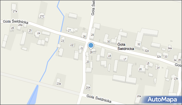 Gola Świdnicka, Gola Świdnicka, 19, mapa Gola Świdnicka