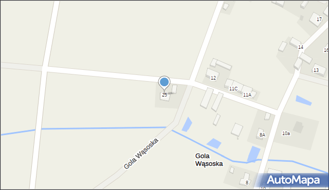 Gola Wąsoska, Gola Wąsoska, 25, mapa Gola Wąsoska