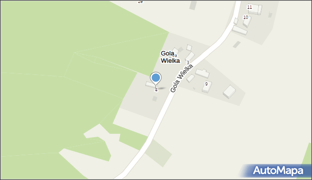 Gola Wielka, Gola Wielka, 4, mapa Gola Wielka