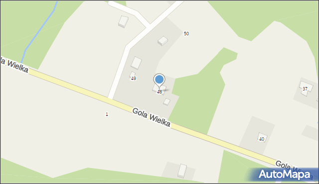 Gola Wielka, Gola Wielka, 48, mapa Gola Wielka