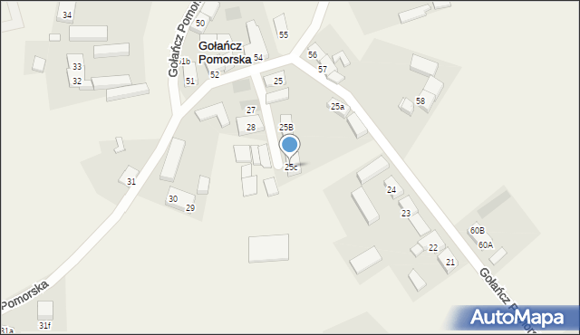 Gołańcz Pomorska, Gołańcz Pomorska, 25c, mapa Gołańcz Pomorska