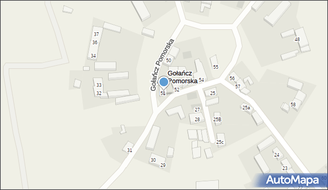 Gołańcz Pomorska, Gołańcz Pomorska, 51A, mapa Gołańcz Pomorska