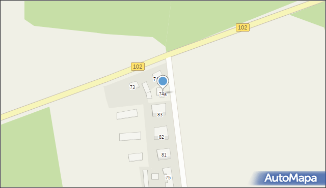 Gołańcz Pomorska, Gołańcz Pomorska, 74a, mapa Gołańcz Pomorska