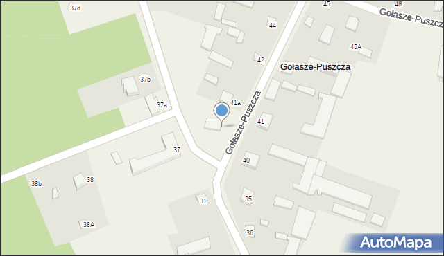 Gołasze-Puszcza, Gołasze-Puszcza, 41, mapa Gołasze-Puszcza