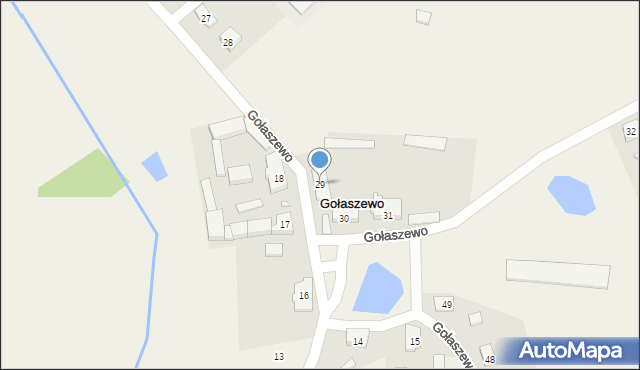 Gołaszewo, Gołaszewo, 29, mapa Gołaszewo