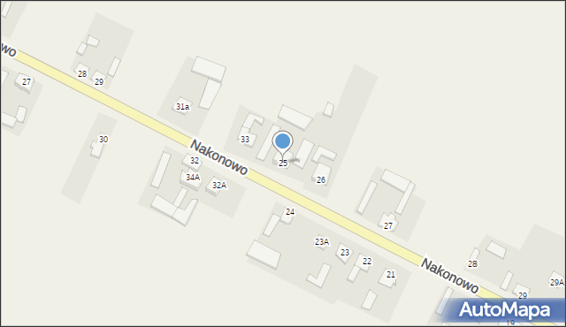 Gołaszewo, Gołaszewo, 25, mapa Gołaszewo