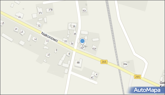 Gołaszewo, Gołaszewo, 41f, mapa Gołaszewo