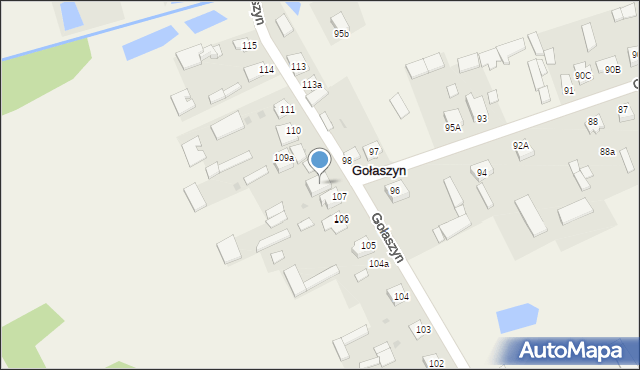 Gołaszyn, Gołaszyn, 108b, mapa Gołaszyn