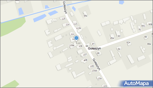 Gołaszyn, Gołaszyn, 109, mapa Gołaszyn