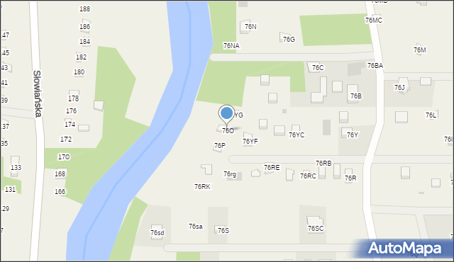 Goławice Pierwsze, Goławice Pierwsze, 76O, mapa Goławice Pierwsze