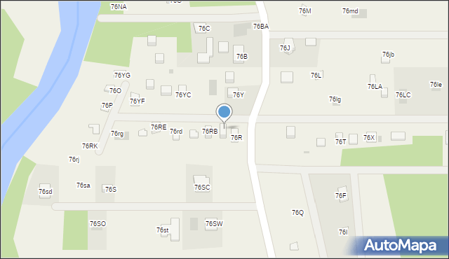 Goławice Pierwsze, Goławice Pierwsze, 76RA, mapa Goławice Pierwsze