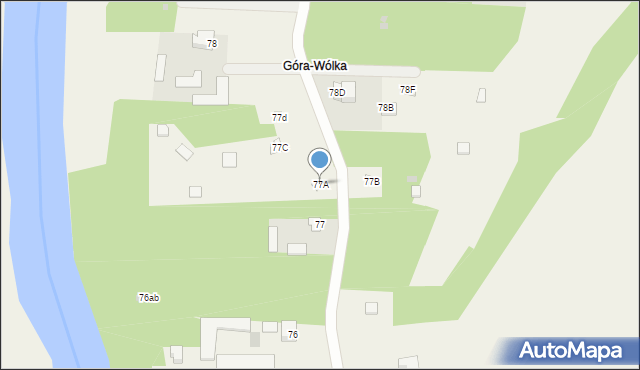 Goławice Pierwsze, Goławice Pierwsze, 77A, mapa Goławice Pierwsze