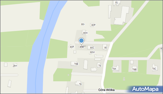 Goławice Pierwsze, Goławice Pierwsze, 80E, mapa Goławice Pierwsze