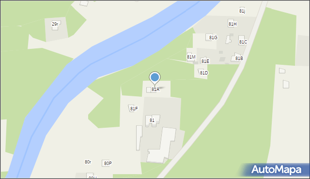 Goławice Pierwsze, Goławice Pierwsze, 81A, mapa Goławice Pierwsze