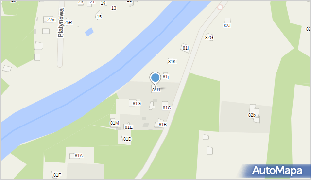 Goławice Pierwsze, Goławice Pierwsze, 81H, mapa Goławice Pierwsze