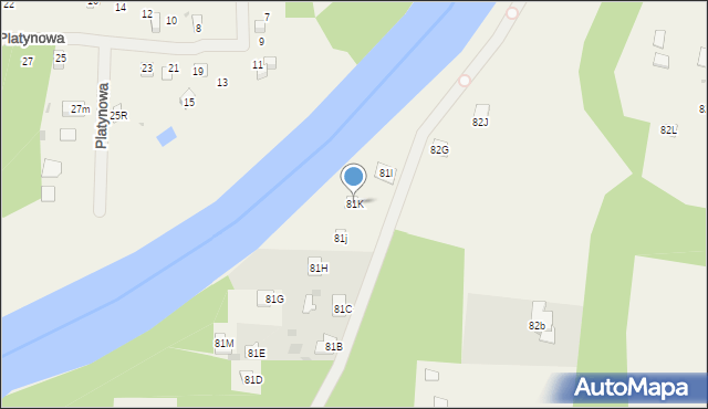 Goławice Pierwsze, Goławice Pierwsze, 81K, mapa Goławice Pierwsze