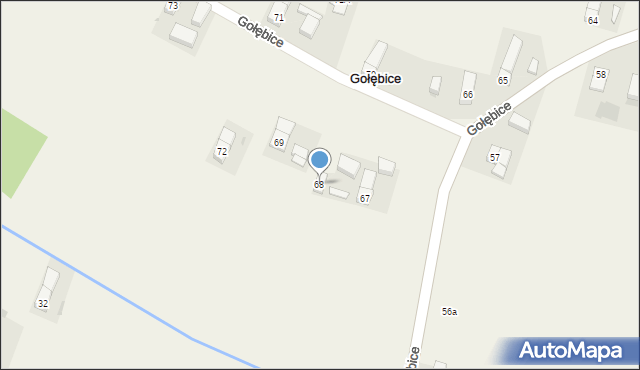 Gołębice, Gołębice, 68, mapa Gołębice