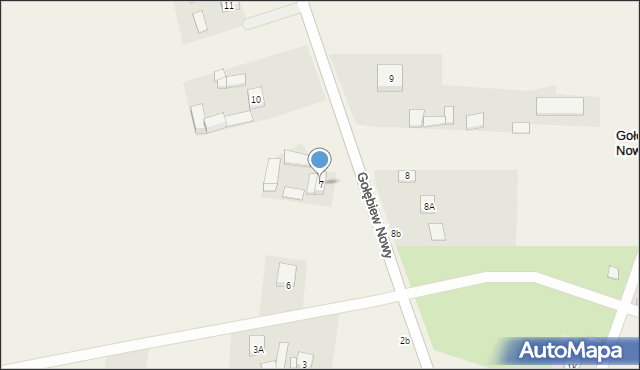 Gołębiew Nowy, Gołębiew Nowy, 7, mapa Gołębiew Nowy