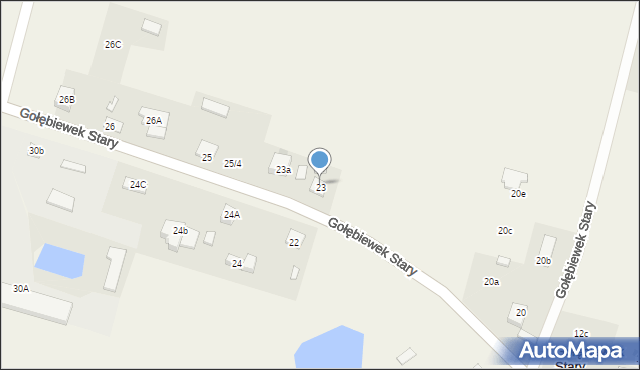 Gołębiewek Nowy, Gołębiewek Nowy, 23, mapa Gołębiewek Nowy