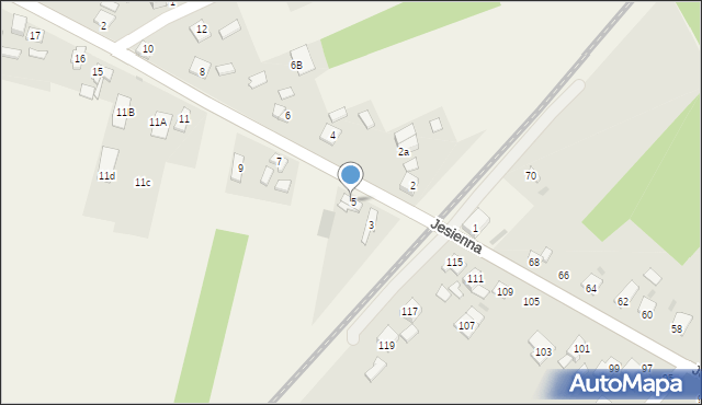 Gołębiewek Stary, Gołębiewek Stary, 5A, mapa Gołębiewek Stary