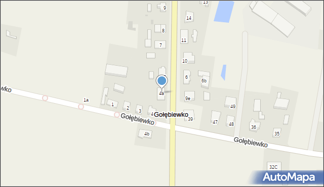 Gołębiewko, Gołębiewko, 4a, mapa Gołębiewko