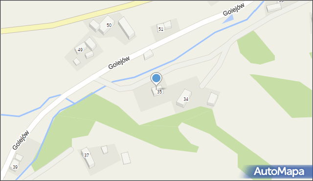 Golejów, Golejów, 36, mapa Golejów