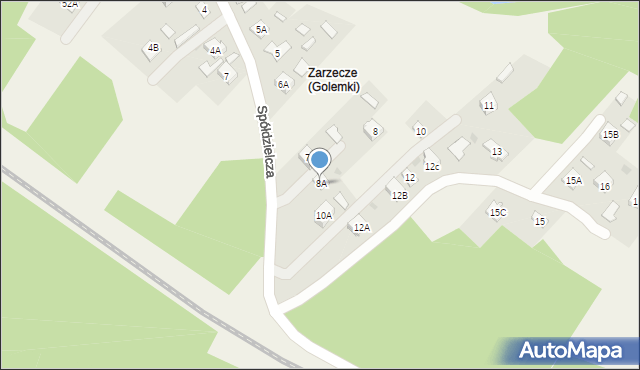 Golemki, Golemki, 8A, mapa Golemki