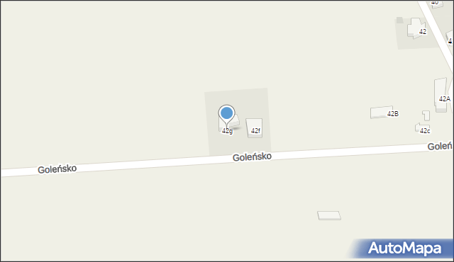 Goleńsko, Goleńsko, 42g, mapa Goleńsko