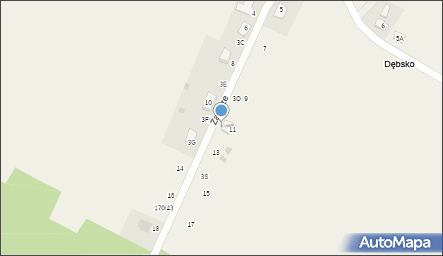 Golesze Duże, Golesze Duże, 3P, mapa Golesze Duże