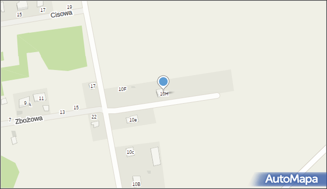 Golesze-Parcela, Golesze-Parcela, 10H, mapa Golesze-Parcela