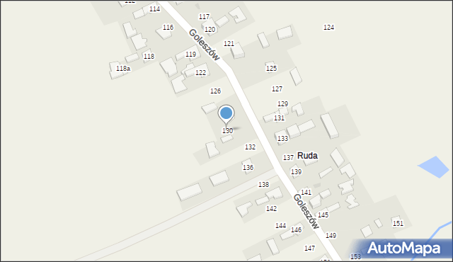 Goleszów, Goleszów, 130, mapa Goleszów