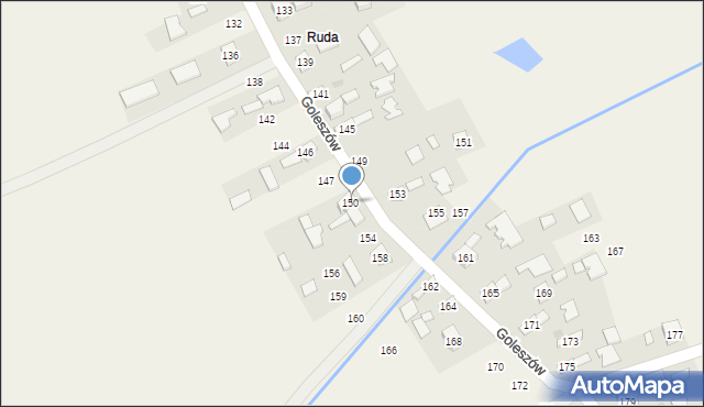 Goleszów, Goleszów, 150, mapa Goleszów