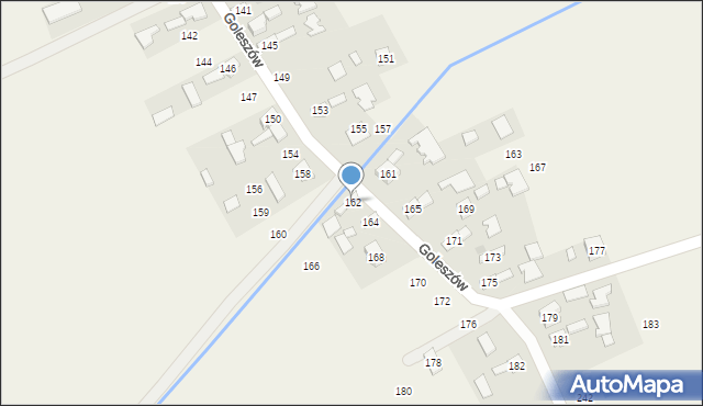 Goleszów, Goleszów, 162, mapa Goleszów