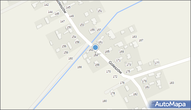 Goleszów, Goleszów, 164, mapa Goleszów