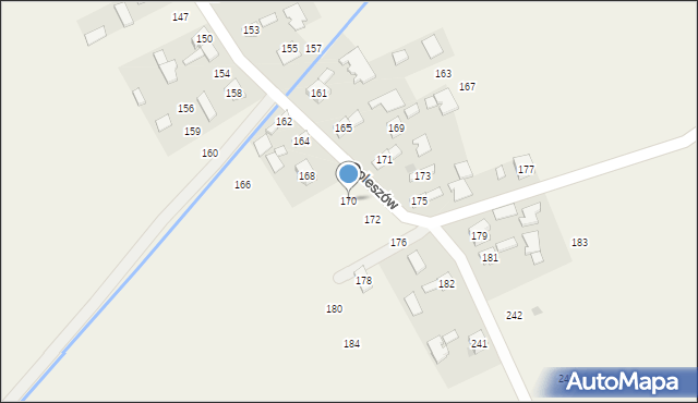 Goleszów, Goleszów, 170, mapa Goleszów