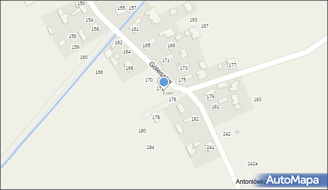 Goleszów, Goleszów, 174, mapa Goleszów