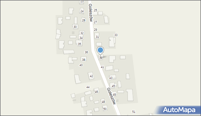 Goleszów, Goleszów, 39, mapa Goleszów