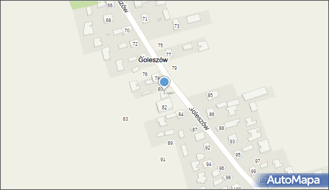 Goleszów, Goleszów, 81, mapa Goleszów