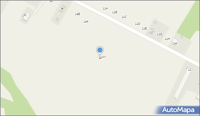 Golice-Kolonia, Golice-Kolonia, 14, mapa Golice-Kolonia