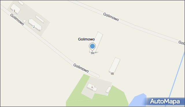 Golimowo, Golimowo, 6A, mapa Golimowo