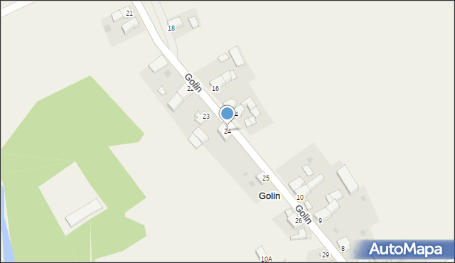 Golin, Golin, 24, mapa Golin