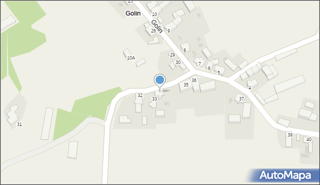 Golin, Golin, 34, mapa Golin