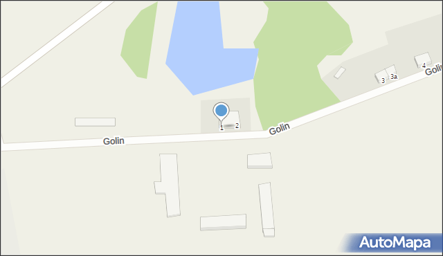 Golin, Golin, 1, mapa Golin