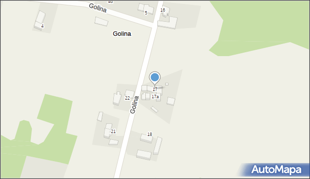Golina, Golina, 17, mapa Golina