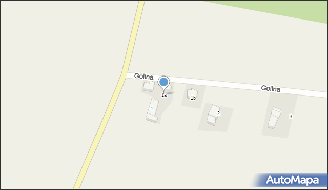 Golina, Golina, 1a, mapa Golina