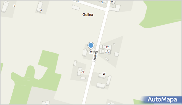 Golina, Golina, 22, mapa Golina