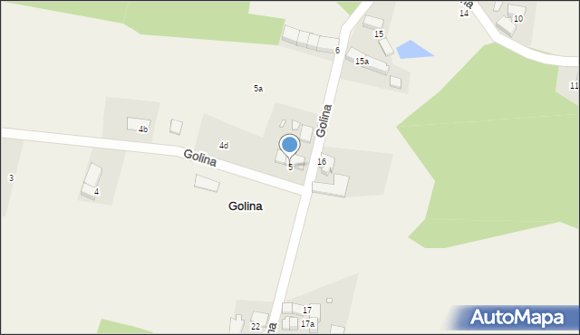 Golina, Golina, 5, mapa Golina