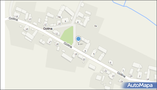 Golina, Golina, 7, mapa Golina